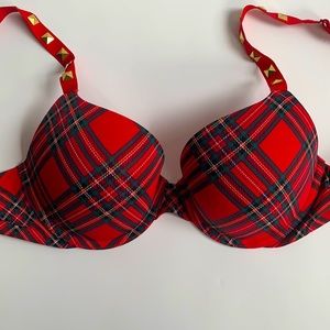 VS Plaid Bra (NWOT)